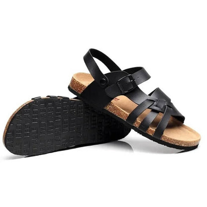 Spartacus Ankle-Strap Sandals