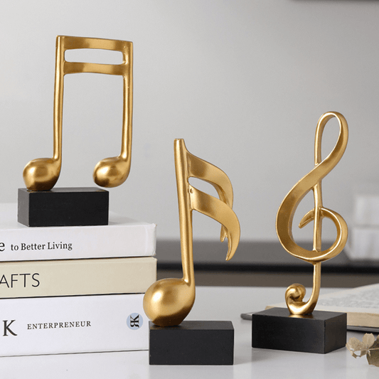 Golden Musical Ornaments
