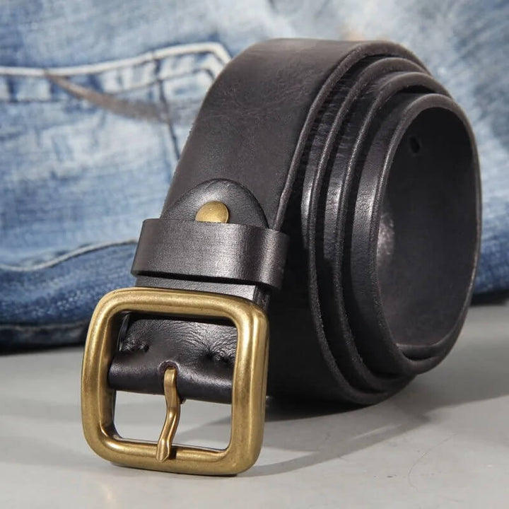 Square Legacy Leather Belt