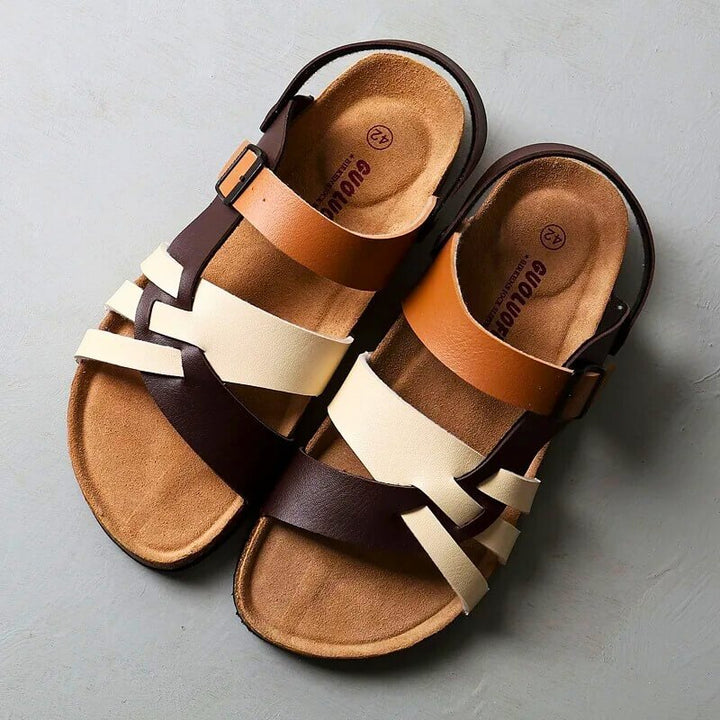 Spartacus Ankle-Strap Sandals