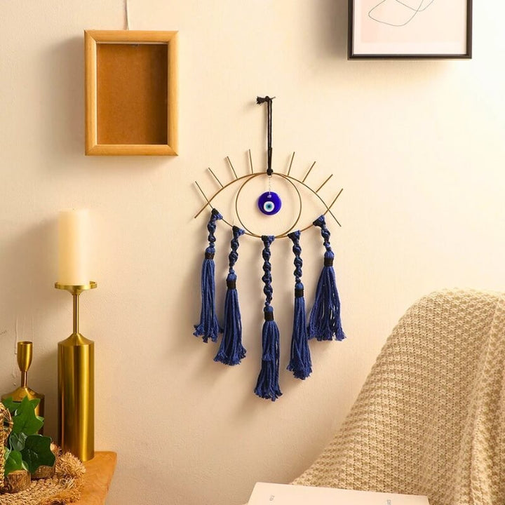 Evil Eye Macramé Dreamcatcher