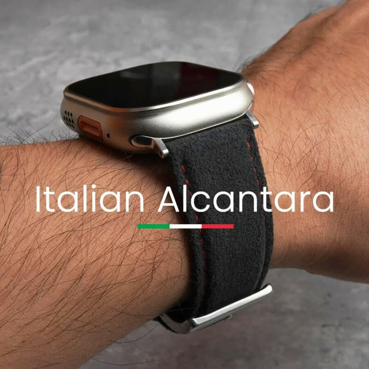 Enzo Bianchi Alcantara Apple Watch Band