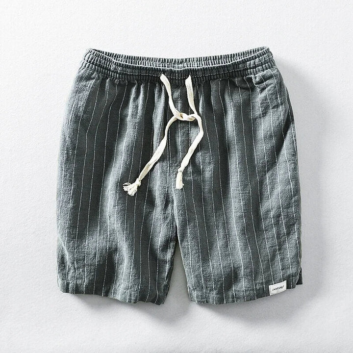 Santorini Breeze Linen Shorts