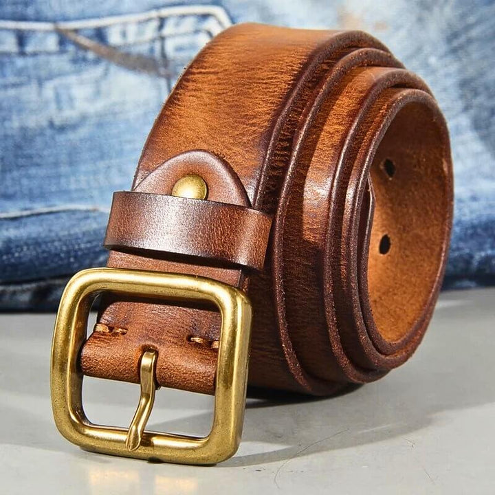 Square Legacy Leather Belt