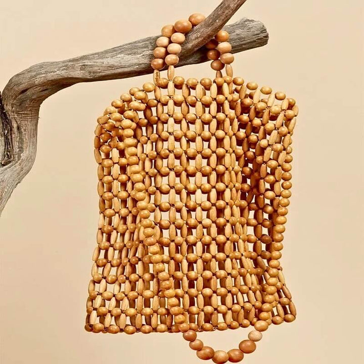 Riley Wooden Beads Tote