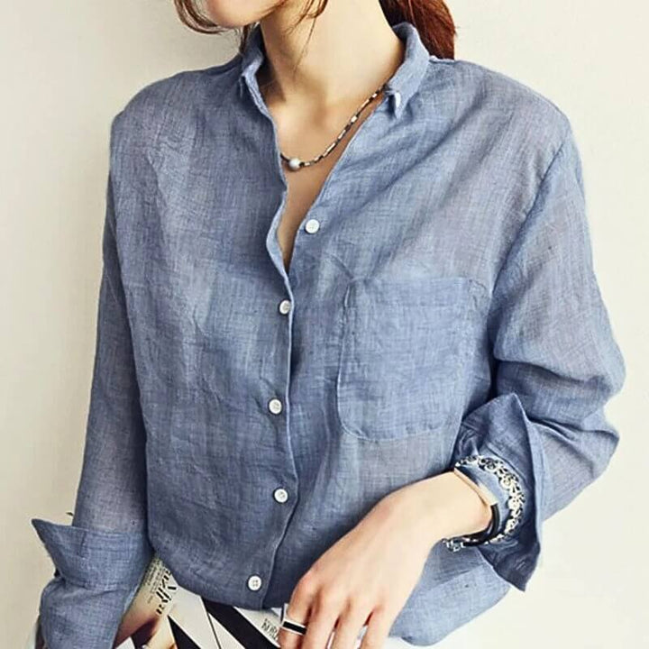 Zoe Linen Blouse