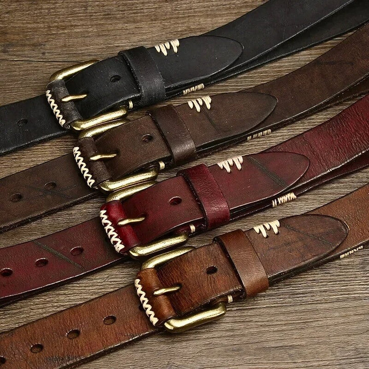 Copperhead Leather Belt