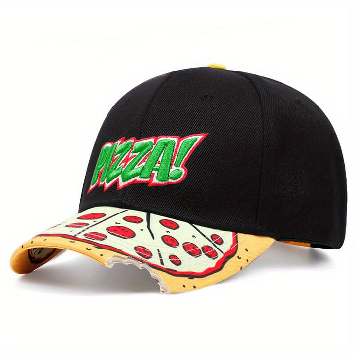 Pizza Fan Embroidered Cap