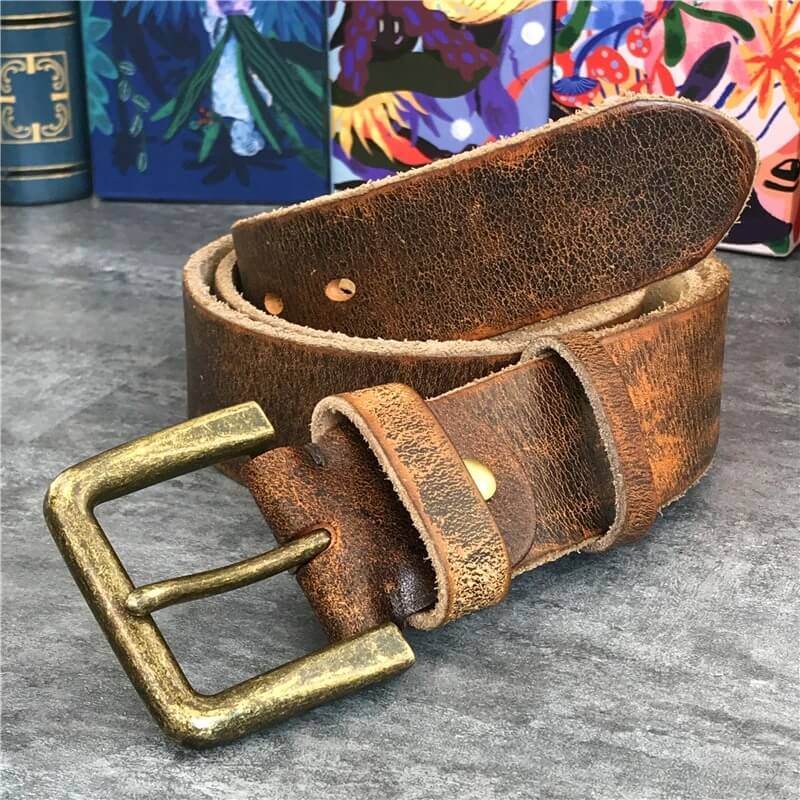 Retro Rider Leather Belt