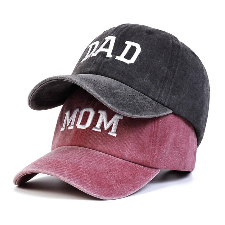 The Mom & Dad Baseball Caps