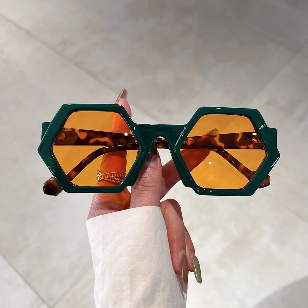 Poppy Hexagon Sunglasses