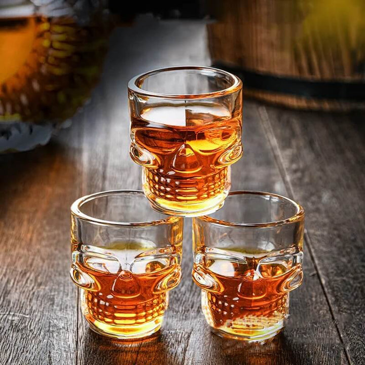 Spooky Skull Shot Glass