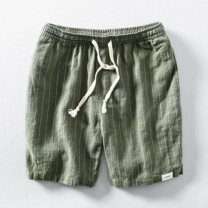 Santorini Breeze Linen Shorts