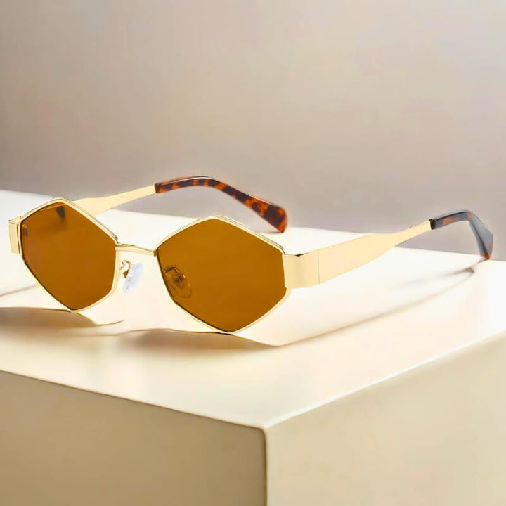 Honeycomb Metal Sunglasses