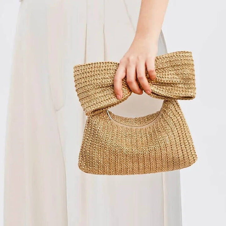 Bowie Straw Clutch