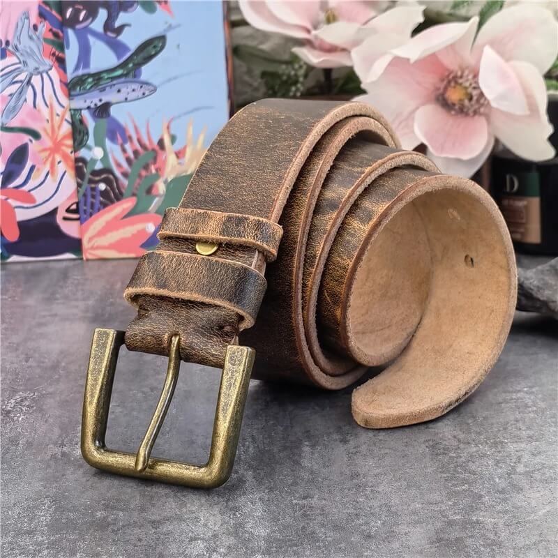 Retro Rider Leather Belt