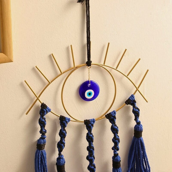 Evil Eye Macramé Dreamcatcher