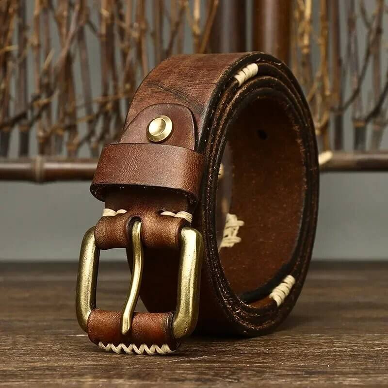 Copperhead Leather Belt