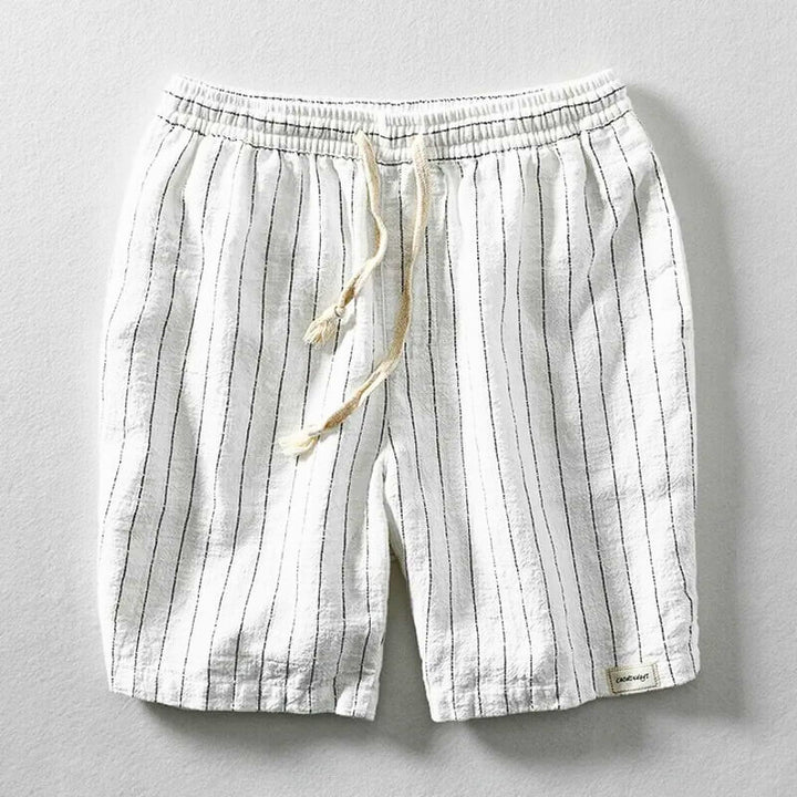 Santorini Breeze Linen Shorts