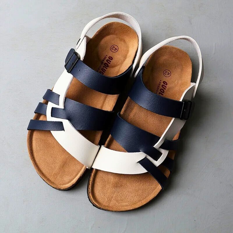 Spartacus Ankle-Strap Sandals