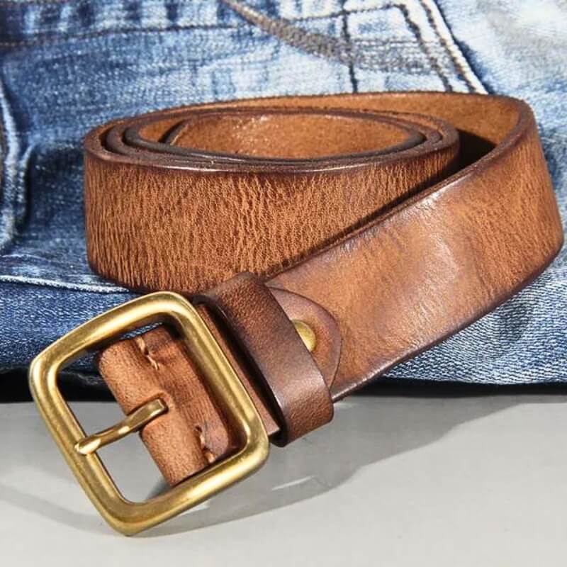 Square Legacy Leather Belt