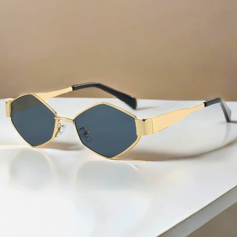 Honeycomb Metal Sunglasses