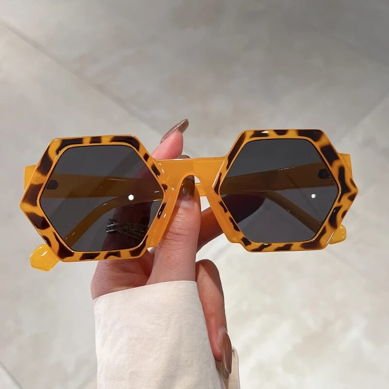 Poppy Hexagon Sunglasses