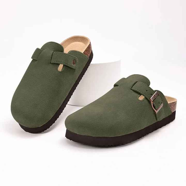 Mirella Suede Clogs