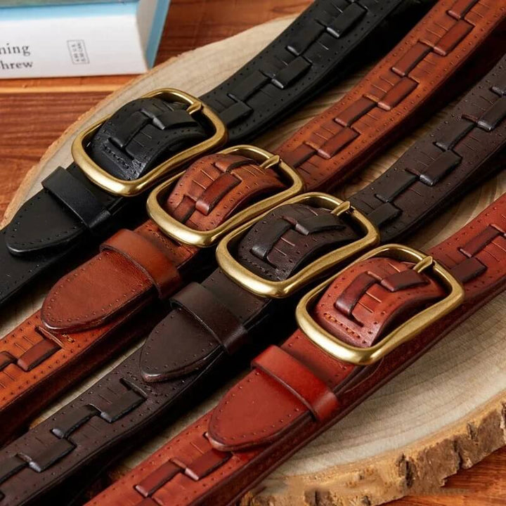 The Artisan Weave Leather Belt