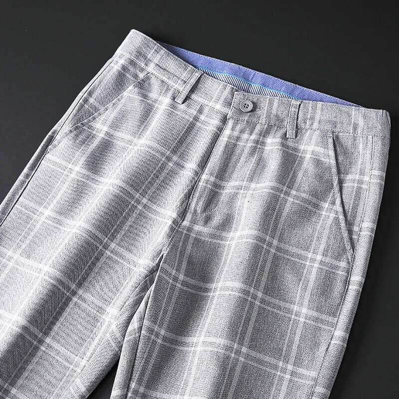 Don Draper Plaid Trousers