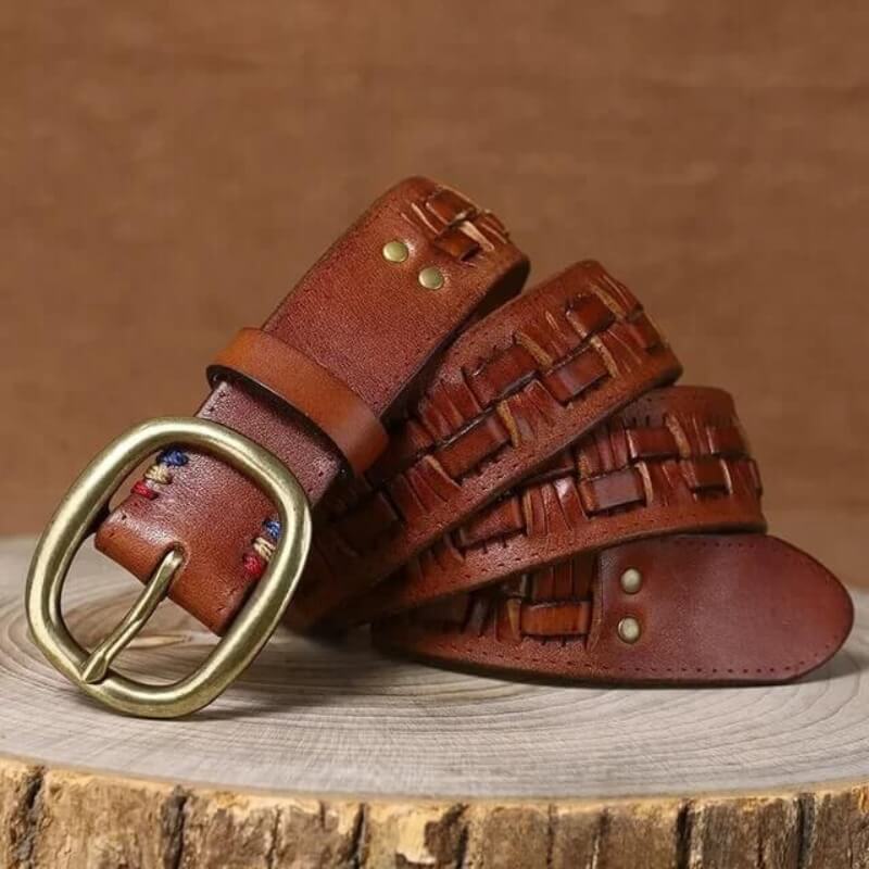 The Artisan Weave Leather Belt