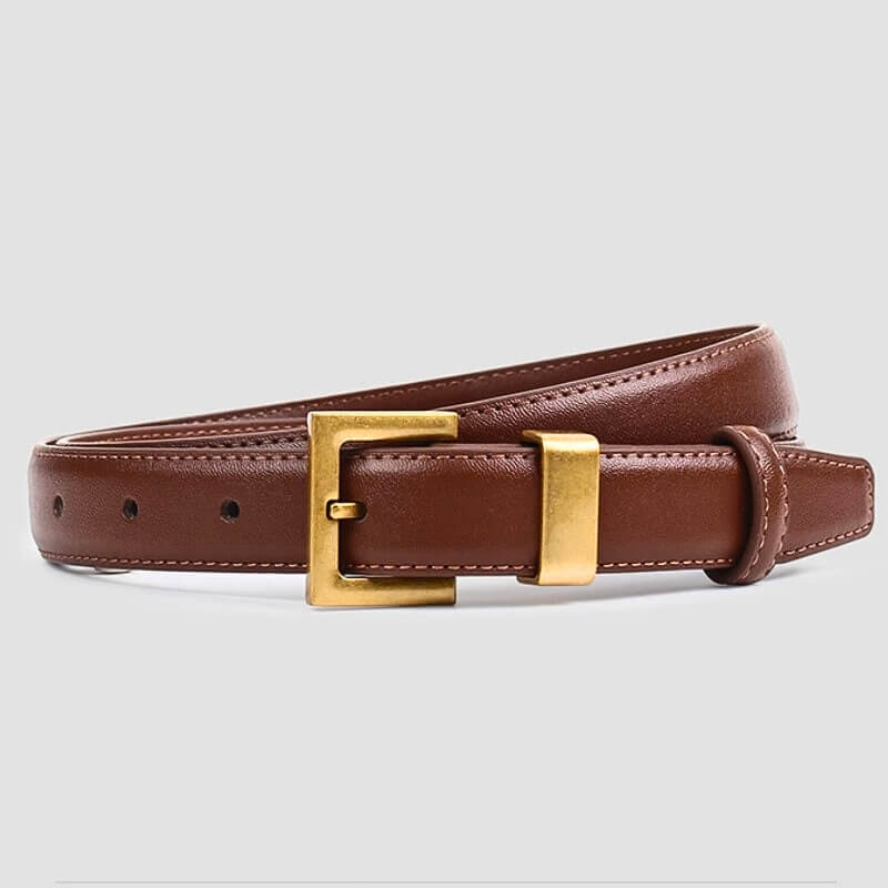 Chiara Square Leather Belt