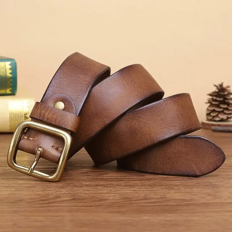 Square Legacy Leather Belt