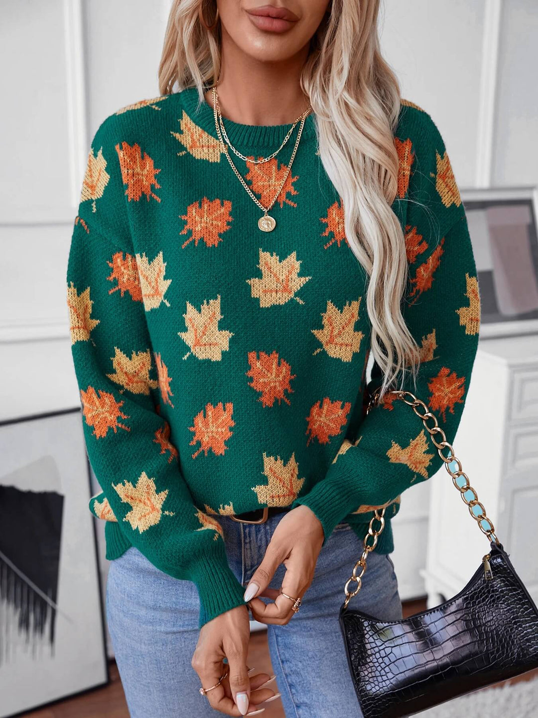 Maple Leaf Sweater