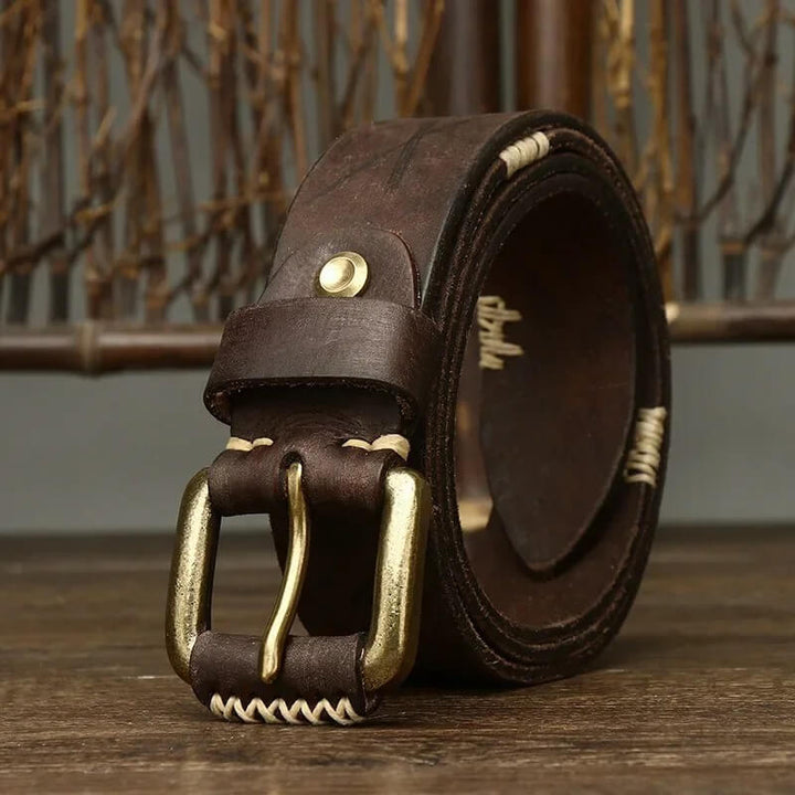 Copperhead Leather Belt