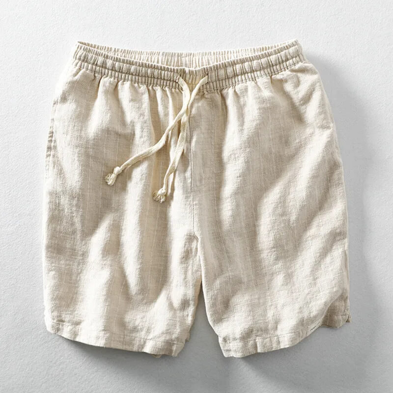 Santorini Breeze Linen Shorts