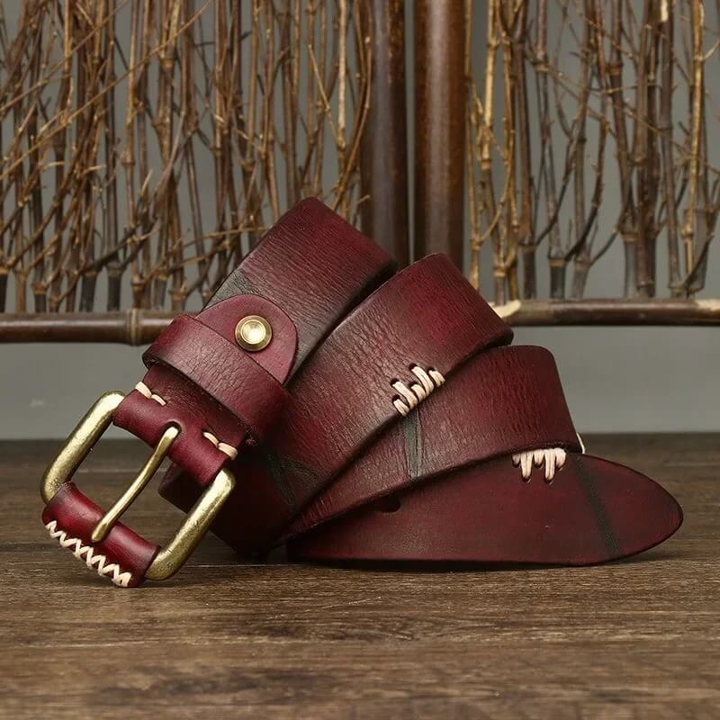 Copperhead Leather Belt