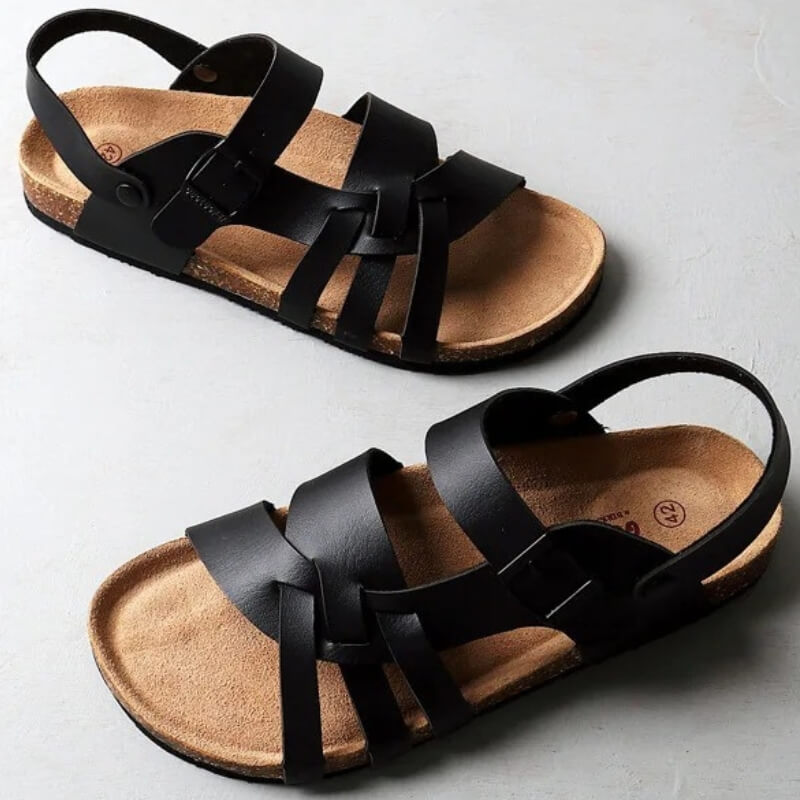 Spartacus Ankle-Strap Sandals