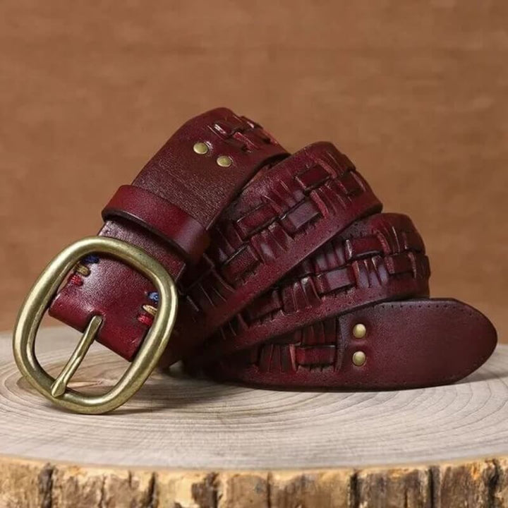 The Artisan Weave Leather Belt