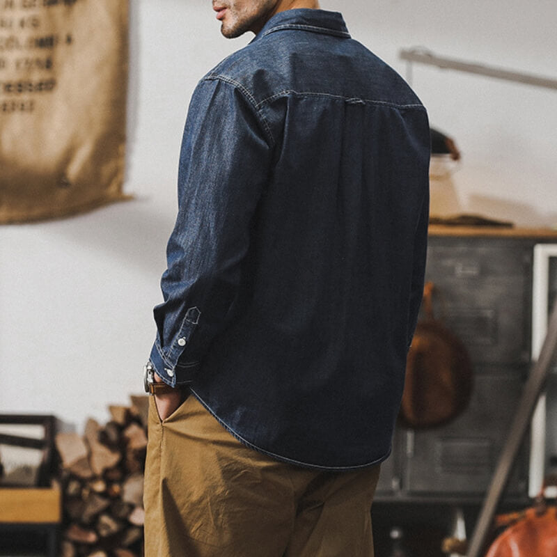 The Foundry Denim Shirt – Anderson Clark The Foundry Denim Shirt – Anderson Clark