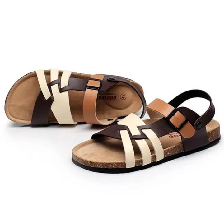 Spartacus Ankle-Strap Sandals