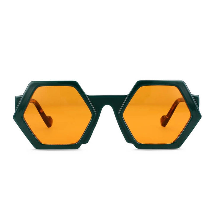 Poppy Hexagon Sunglasses