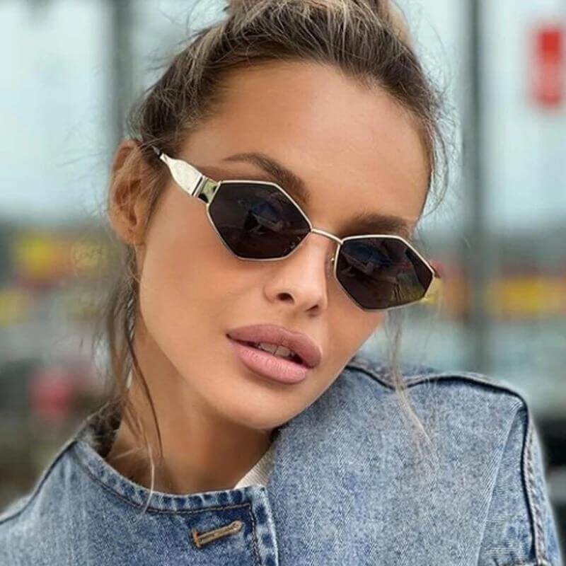 Honeycomb Metal Sunglasses