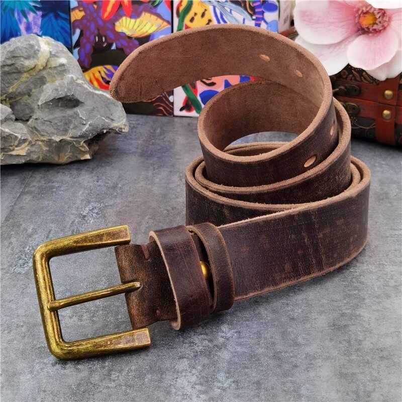 Retro Rider Leather Belt