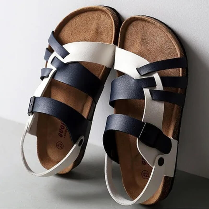 Spartacus Ankle-Strap Sandals