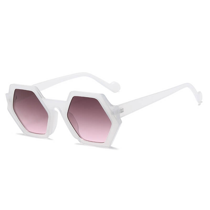 Poppy Hexagon Sunglasses