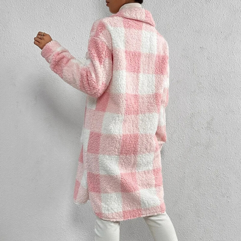 Snuggly Checkered Coat