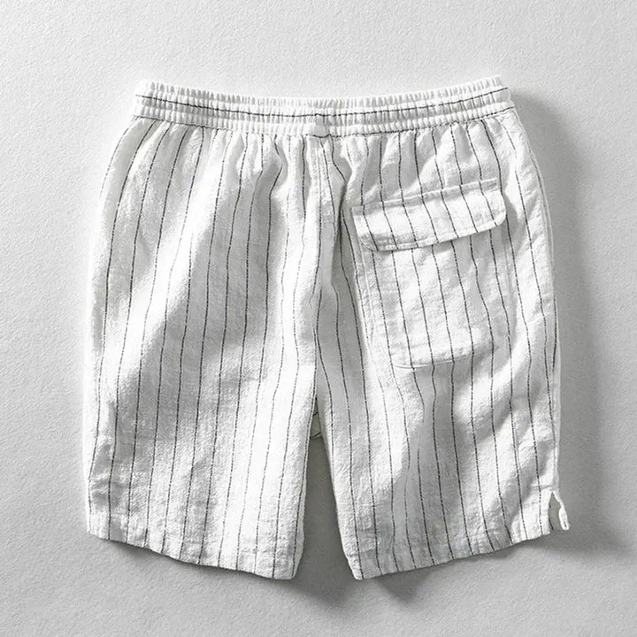 Santorini Breeze Linen Shorts