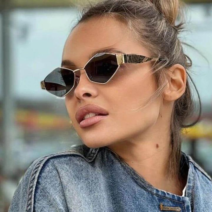 Honeycomb Metal Sunglasses