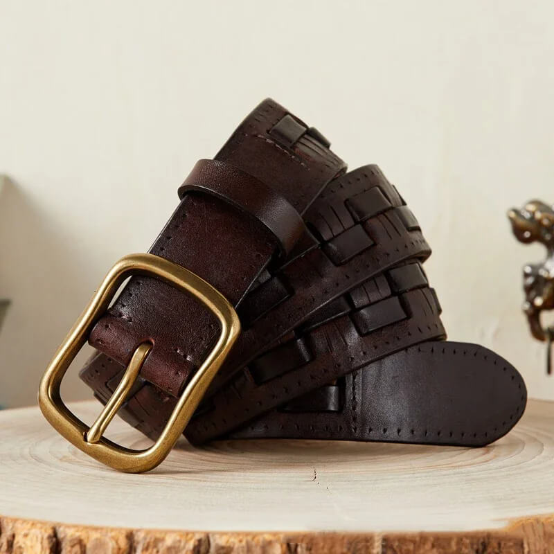 The Artisan Weave Leather Belt